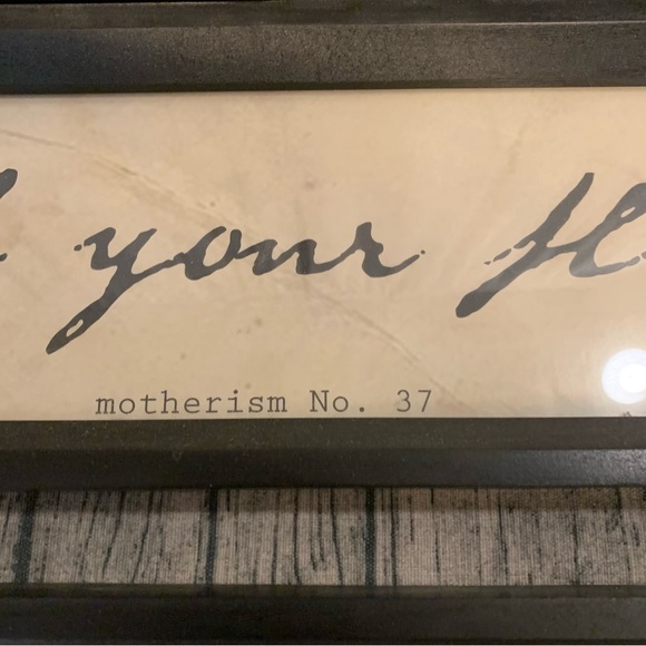 Pottery Barn New Bathroom Wall Art Wash Your Hands Comb Your Hair Brush Teeth - Picture 5 of 12